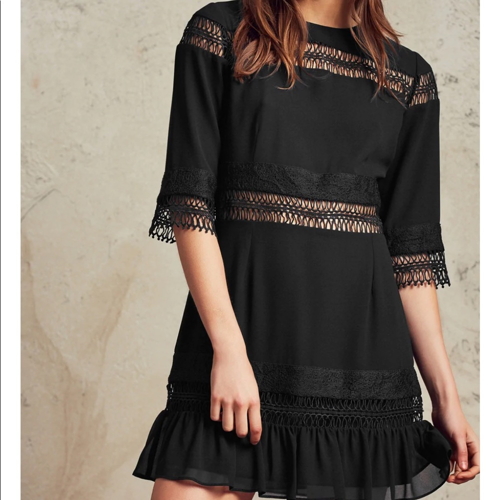 NWT Tularosa “Asher” dress. Color: BLACK Size: Medium